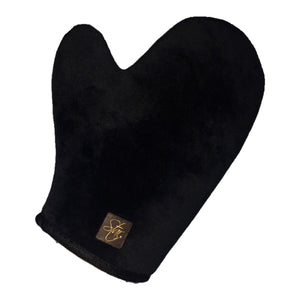 Luxury Black Velvet Tanning Glove (TRADE ONLY)